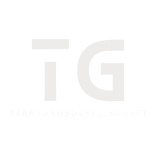 TG - Logo, weiß